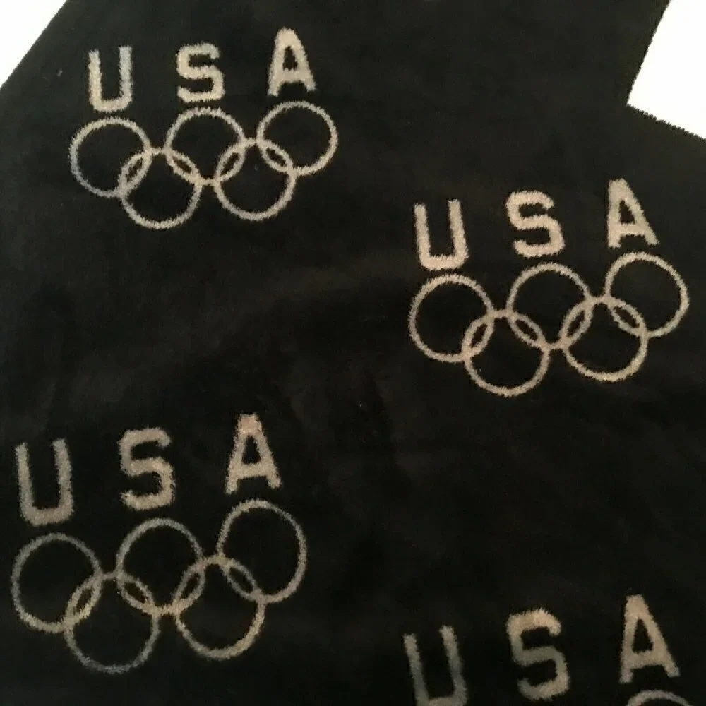 Northwest Fleece Olympic Stadium Throw Blanket Rings USA Amazing Awaits